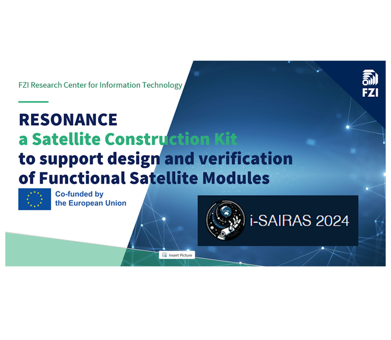 SCHUMANN RESONANCE Tool presented at i-SAIRAS
